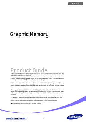 K4J52163FA Datasheet PDF Samsung