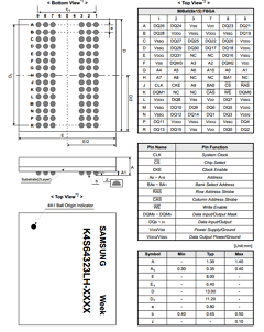 K4S64323LH Datasheet PDF Samsung