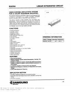 KA2154 Datasheet PDF Samsung
