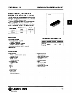 KA2155 Datasheet PDF Samsung