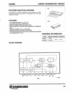 KA2264D Datasheet PDF Samsung