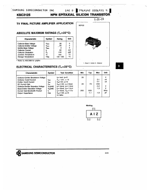 KSC3125 Datasheet PDF Samsung