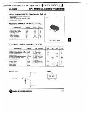 KSR1102 Datasheet PDF Samsung
