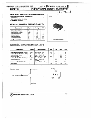 KSR2112 Datasheet PDF Samsung
