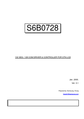 S6B0728 Datasheet PDF Samsung