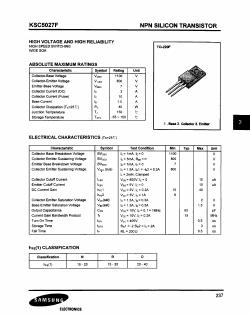 KSC5027F Datasheet PDF Samsung