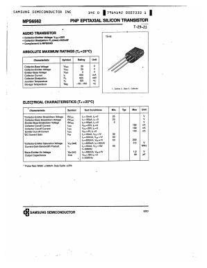 MPS6562 Datasheet PDF Samsung