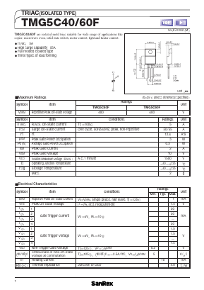 TMG5C40F Datasheet PDF SanRex Corporation