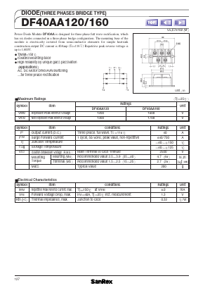 DF40AA160 Datasheet PDF SanRex Corporation