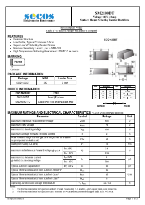 SM2100DT-C Datasheet PDF Secos Corporation.