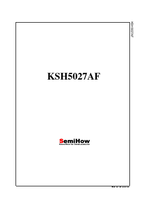 KSH5027AF Datasheet PDF Semihow