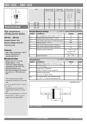 SBH1820 Datasheet PDF Semikron