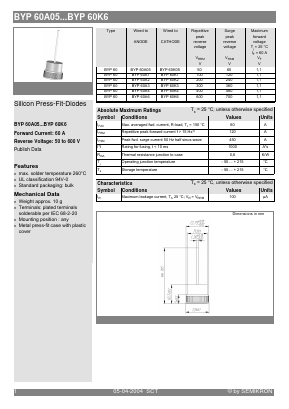BYP60A05 Datasheet PDF Semikron