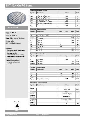 SKT12 Datasheet PDF Semikron