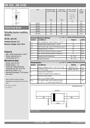 SB3100 Datasheet PDF Semikron