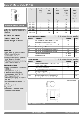SGL34-20 Datasheet PDF Semikron
