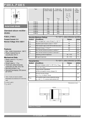 P600D Datasheet PDF Semikron
