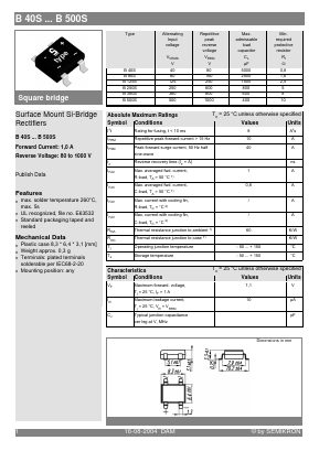 B500S Datasheet PDF Semikron