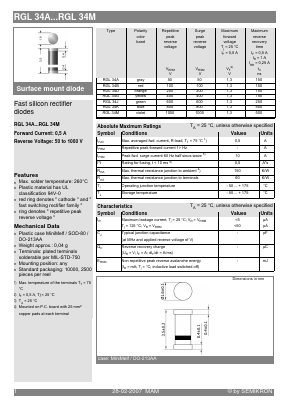 RGL34B Datasheet PDF Semikron