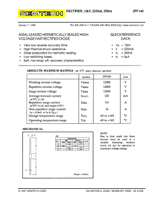 2PF140 Datasheet PDF Semtech Corporation