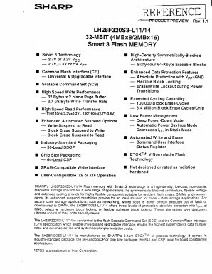 LH28F320S3NS-L11 Datasheet PDF Sharp Electronics