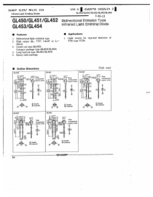 GL450 Datasheet PDF Sharp Electronics
