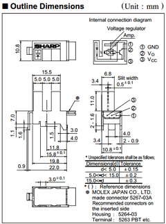 GP1A21 Datasheet PDF Sharp Electronics