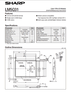 LM5Q31 Datasheet PDF Sharp Electronics