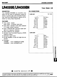 LR4089B Datasheet PDF Sharp Electronics