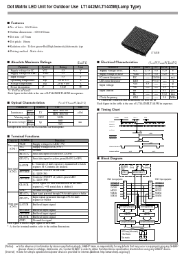 LT1442M Datasheet PDF Sharp Electronics
