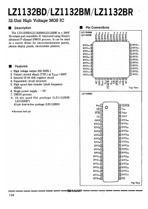 LZ1132BM Datasheet PDF Sharp Electronics