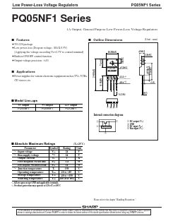 PQ05NF1 Datasheet PDF Sharp Electronics