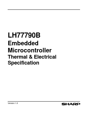 LH77790B Datasheet PDF Sharp Electronics