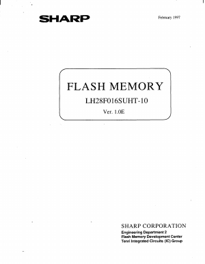 LH28F016SUHT-10 Datasheet PDF Sharp Electronics