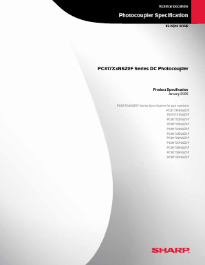 PC817X1NSZ0F Datasheet PDF Sharp Electronics