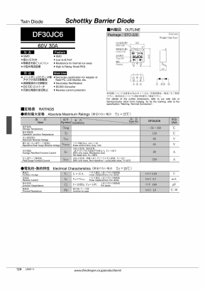 DF30JC6 Datasheet PDF Shindengen