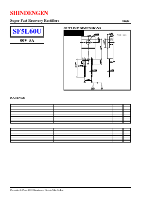 SF5L60U Datasheet PDF Shindengen