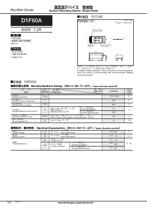 D1F60A Datasheet PDF Shindengen