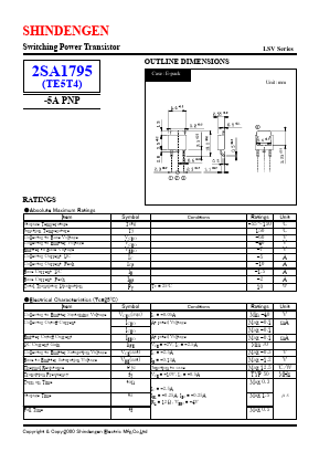 2SA1795 Datasheet PDF Shindengen