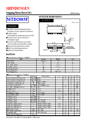 MTD2003F Datasheet PDF Shindengen
