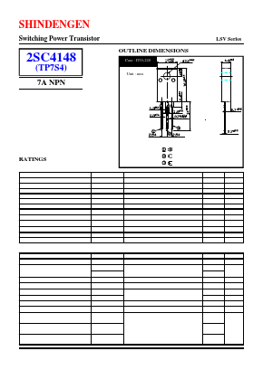 TP7S4 Datasheet PDF Shindengen