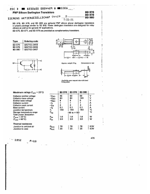 Q62702-D965 Datasheet PDF Siemens AG