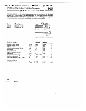 Q68000-A3870 Datasheet PDF Siemens AG