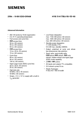 Q67100-Q2073 Datasheet PDF Siemens AG