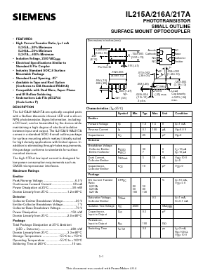 IL215 Datasheet PDF Siemens AG
