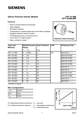 KPY41-MR Datasheet PDF Siemens AG