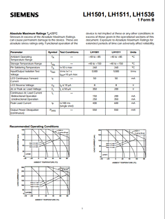 LH1501 Datasheet PDF Siemens AG