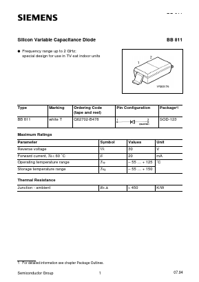 Q62702-B478 Datasheet PDF Siemens AG