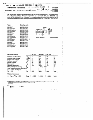 Q62702-C170 Datasheet PDF Siemens AG