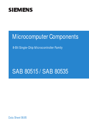 SAB80535-N Datasheet PDF Siemens AG
